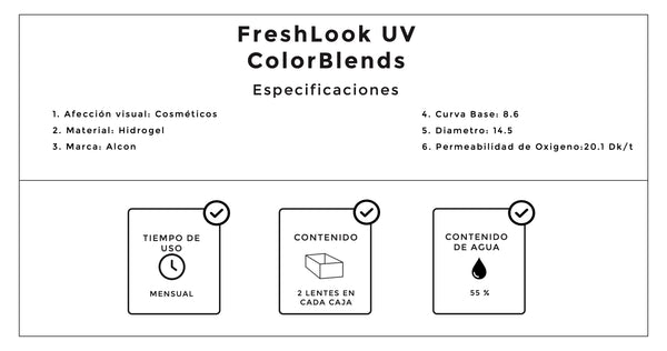 FreshLook UV ColorBlends Neutros