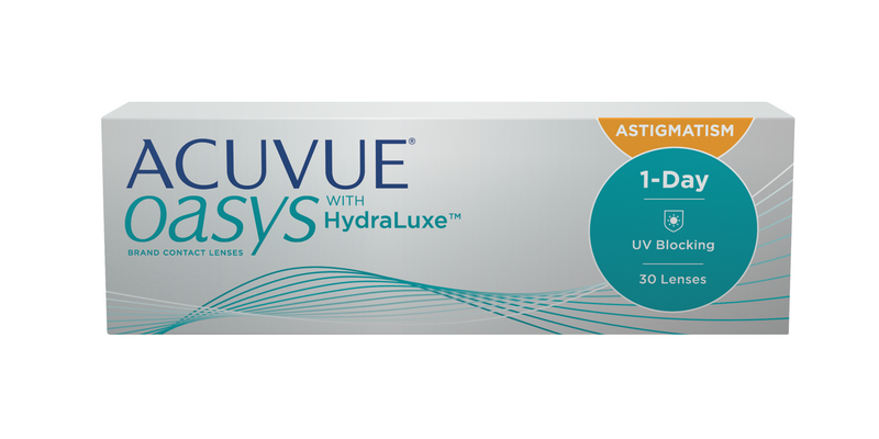 Acuvue Oasys 1 day con HydraLuxe Astigmatismo